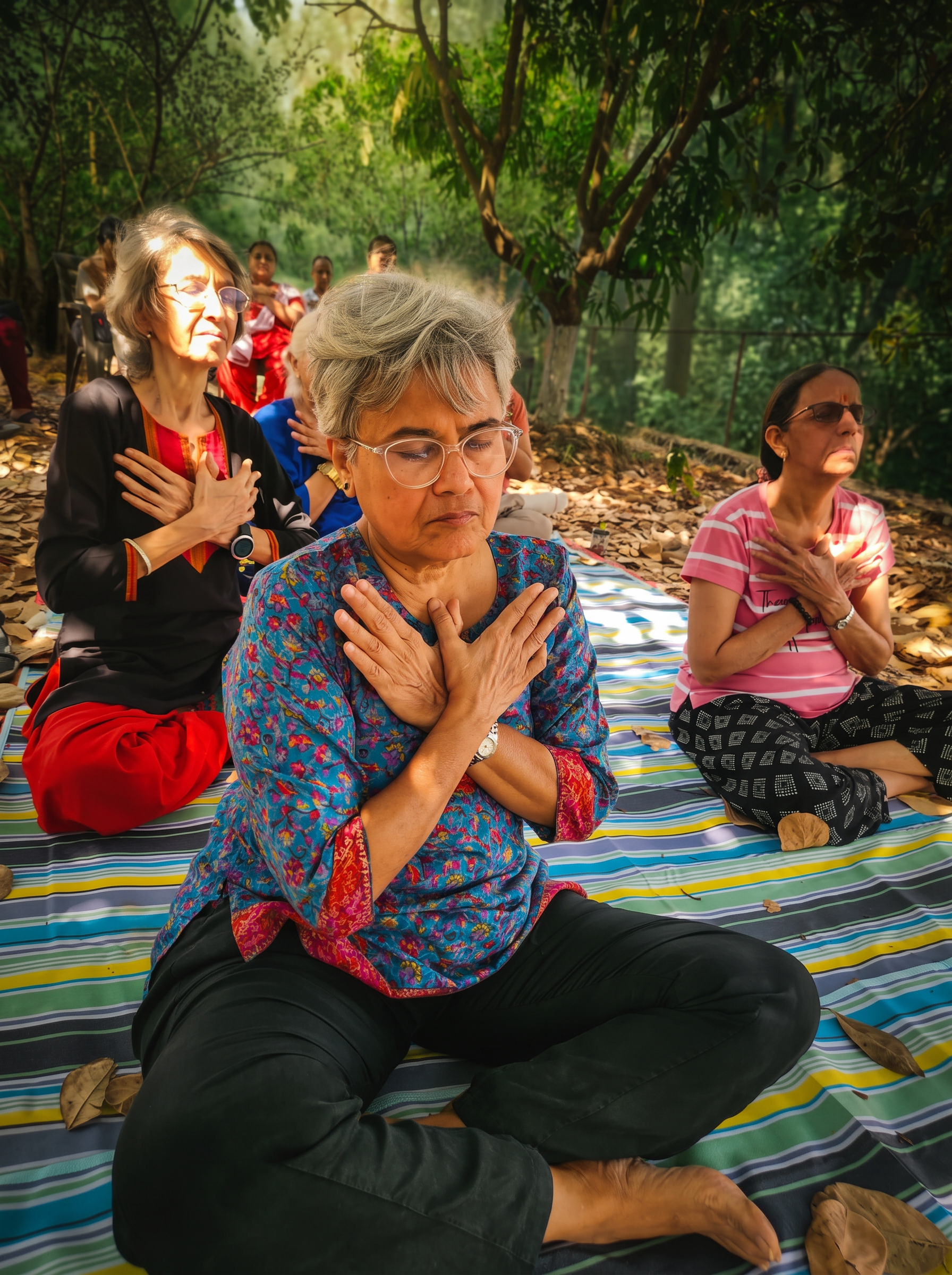 Forest bathing and breathwork session